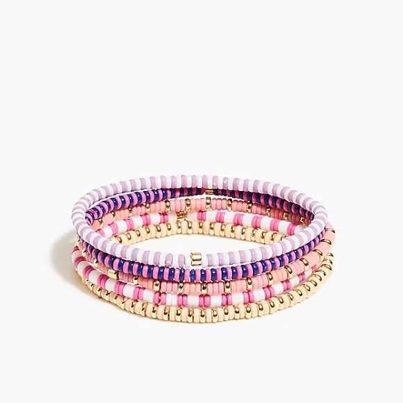 J. Crew Beaded Bracelets 5 piece set - Picture 3 of 6